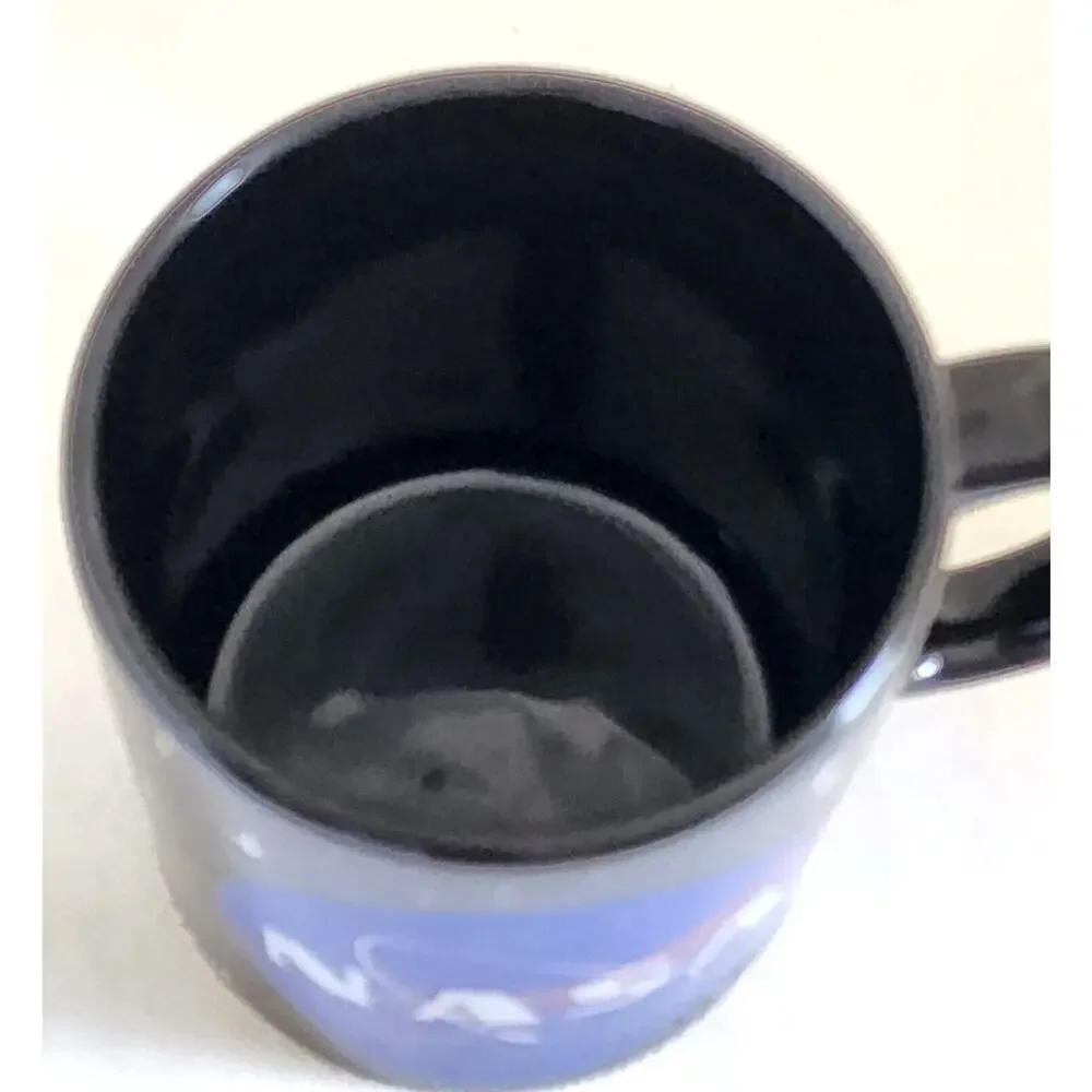 Mug/Cup-NASA-Black-NASA Logo-Large-Holds 2 Cups - Picture 4 of 10